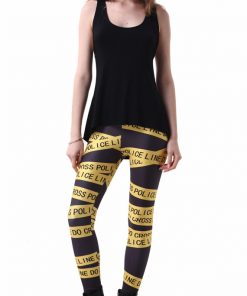 CHRLEISURE Sexy Women Leggings Gothic Insert Mesh Design Trousers